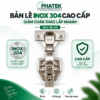 BL03 — Bản lề Inox 304 cao cấp giảm chấn tháo lắp nhanh
